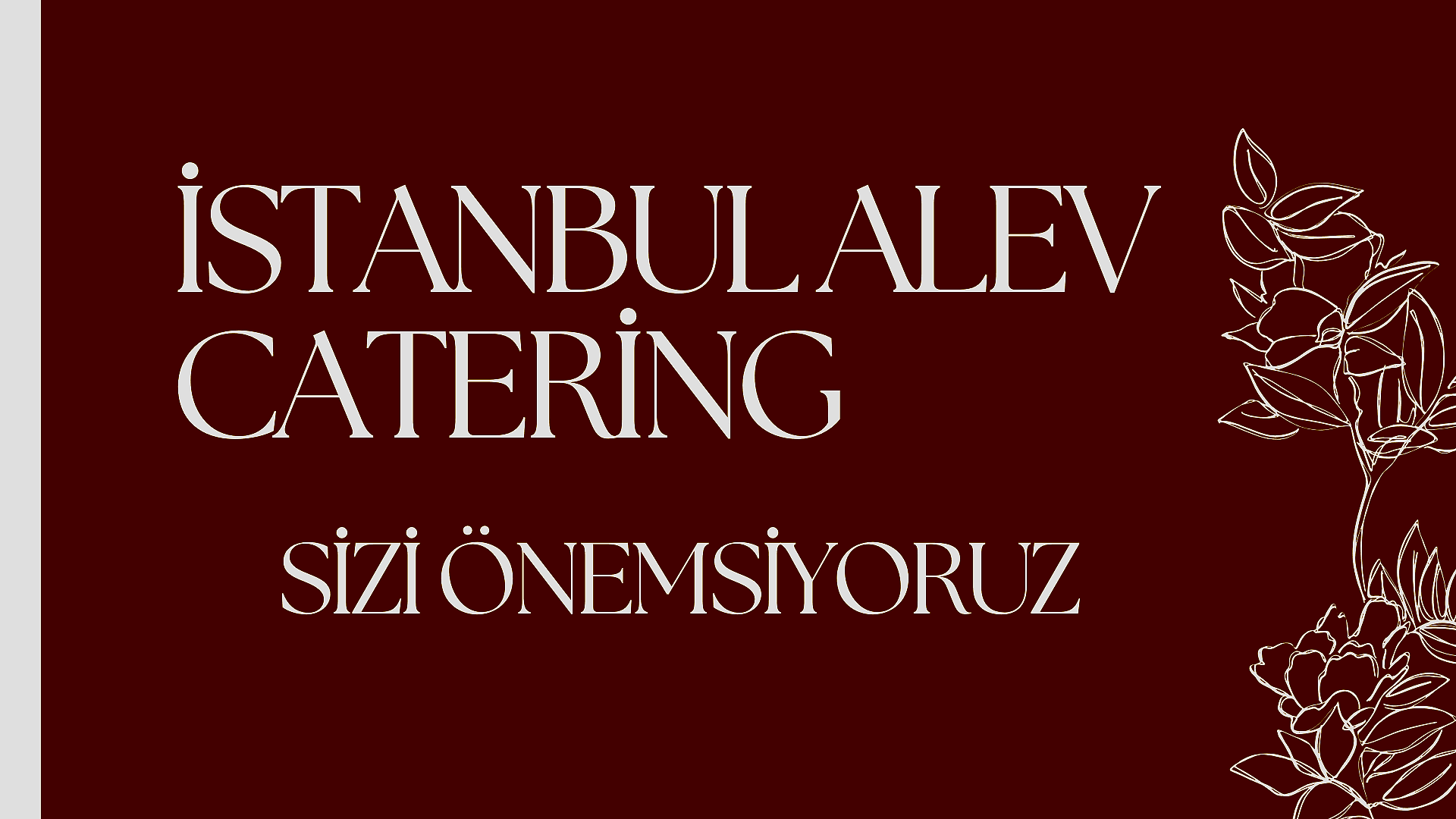 Catering hizmetimizden bir görsel - Profesyonel servis ekibimiz